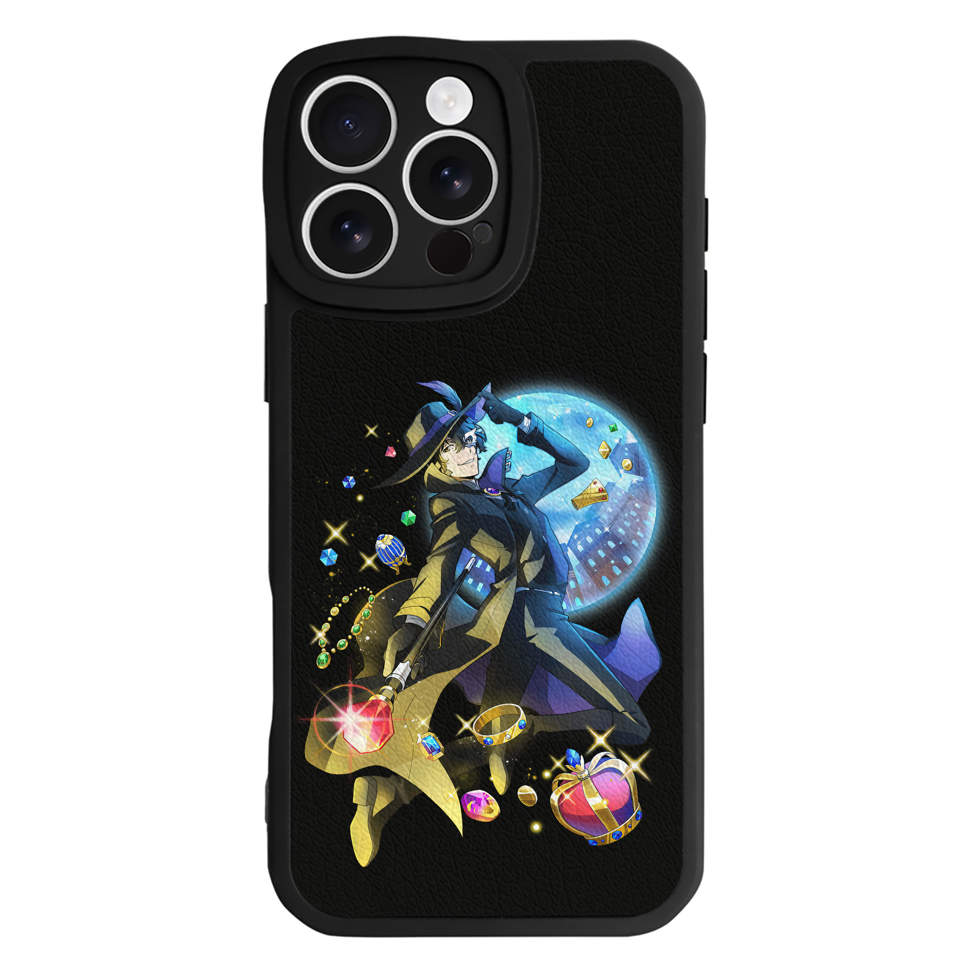 （画像用） 文豪ストレイドッグス Bungo Stray Dogs 【iPhone 16シリーズ対応】シリコンスマホケース（レザー調） 材質：シリコン